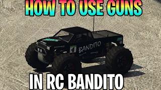 *SOLO* HOW TO USE GUNS IN RC BANDITO (GTA ONLINE GLITCH)