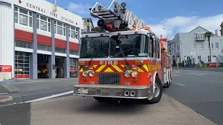 1997 AKL Relief and many other FENZ Trucks responding in Auckland City! [FIVE MIN SPECIAL]