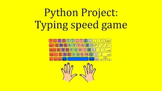 Python project : Typing speed game