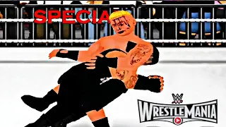 Roman Reigns vs Brock Lesnar - WWE World heavyweight championship match: Wrestlemania 31 |wr2d|