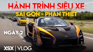 Hành trình siêu xe Sài Gòn - Phan Thiết ngày 2: Phản ứng của người dân với dàn siêu xe TRĂM TỶ | XSX