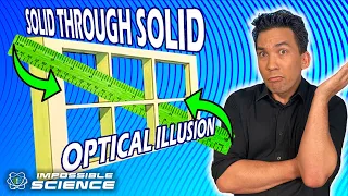 Solid Passing Through Solid With The Ames Window Illusion | Impossible Science At Home