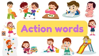 Action verbs| Action verbs vocabulary in English|50Action words|Action verbs in English with picture