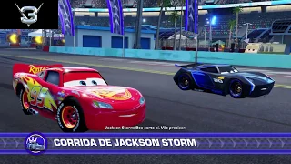 Carros 3: Correndo para Vencer - Relâmpago McQueen contra Jackson Storm: Final Copa Pistão Flórida