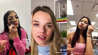 ASMR Doing My Makeup In School | Satisfying Asmr | TikTok Compilation #2