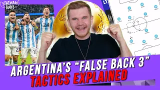 Scaloni’s “False Back 3” | Argentina’s World Cup Tactics Explained