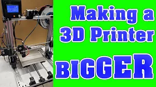 Making a DIY 3D Printer Bigger! | Large format 3D Printer Tips