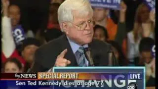 Ted Kennedy Dies of Cancer at Age 77