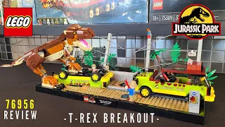 LEGO Jurassic Park T-Rex Breakout 76956 Review! One of the Very Best Sets of 2022...