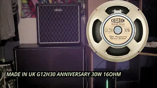 Greenback vs G12H30 Anniversary vs G12H Heritage (All UK Made)