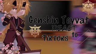 Genshin impact react to • TikToks • || Genshin impact react