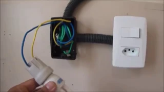 INTERRUPTOR com TOMADA --Como Instalar-  NBR 5410(inscreva-se no canal)