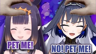 Kronii and Ina CUTE reactions when getting a PET