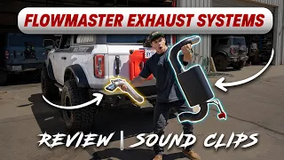 TESTING & REVIEWING Flowmaster Systems on 2021 Ford Broncos