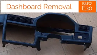 Dashboard Removal - BMW E30 DIY Project ep17