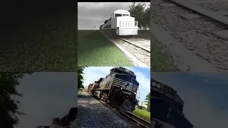 Train Crash Recreations #shorts