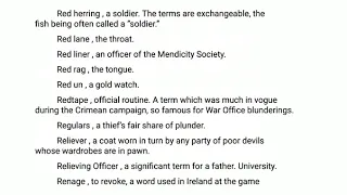 THE SLANG DICTIONARY ETYMOLOGICAL HISTORICAL AND ANECDOTAL [Part 2]