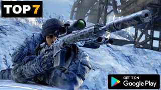 Top 7 Realistic Sniper Games For Android 2022 | High Graphics