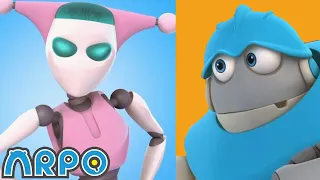 O NOVO ROBÔ!🤖Não, não, babá-robô🤖| 1 HORA de ARPO o Robô em Português | Desenhos Animados para Bebês