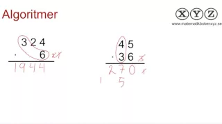 X Algoritmer - de 4 räknesätten