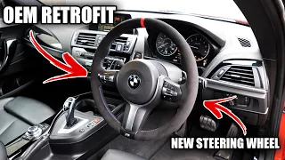 M140i CRUISE CONTROL RETROFIT *SUPER EASY* + NEW STEERING WHEEL!