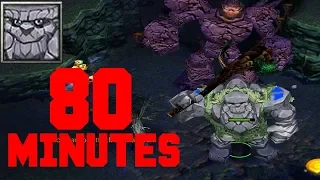 DOTA TINY 80 MINUTES GAME - BEYOND GODLIKE