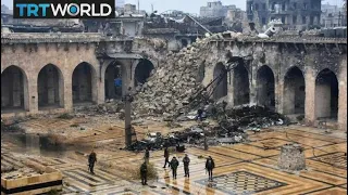 The War in Syria: Ancient city of Aleppo lies in ruins