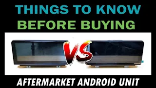 Things to know BEFORE buying BMW Android screens "Quality Comparison"