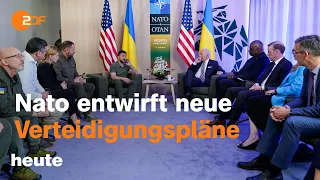 heute 19:00 Uhr v 12.07.23 Sicherheitsgarantien Ukraine, Renaturierungsgesetz, Long Covid (english)