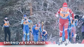 Смирнова Екатерина чемпионка индивидуальной гонки свободным стилем кубка восточной Европы в Щучинске