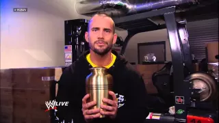 CM Punk taunts The Undertaker with Paul Bearer's urn: Raw, March 18, 2013