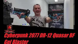 Cyberpunk 2077 DR-12 Quasar BF Gel Blaster by X-Force Tactical