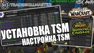 Правильная установка TSM