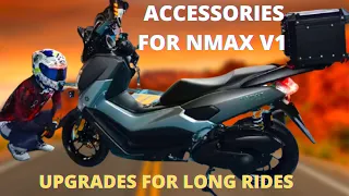 YAMAHA NMAX 155 V1 UPGRADES AND ACCESSORIES FOR LONG RIDES