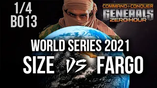 [LIVE] SiZe vs Fargo - bo13 - World Series 2021 - ПОСЛЕДНИЙ ЧЕТВЕРТЬФИНАЛ!!! - Generals Zero Hour