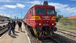 УНИКАЛНИ КАДРИ! В кабината на машиниста на ЕМВ серия 32 от Радомир до Батановци