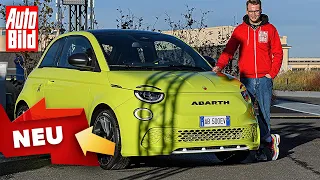 Abarth 500 Elektro (2022) | Der erste elektrische Abarth ist da – wir saßen drin! | mit Jan Götze