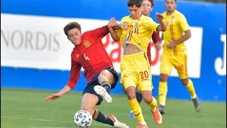 Arnau Casas vs Romania U18 - Spain U18 (10/10/21)