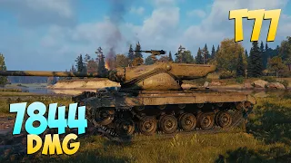 T77 - 7 Frags 7.8K Damage - Too late! - World Of Tanks