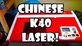 Modded Smoothieware Chinese K40 Laser Cutter Overview