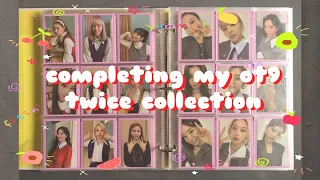 completing my ot9 twice collection! photocard organization #3: march 2021 | emoisabel