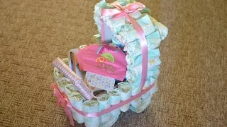 Handmade diaper stroller