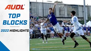 Top 10 blocks from the 2022 AUDL season