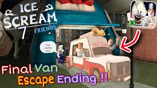 Ice Scream 7 Secret Escape Ending || Ice scream 7 Fan Made Escape Ending || Ice Scream 7 Friends Lis