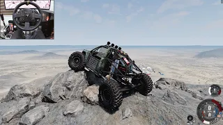 Rock crawling to a mountain top - BeamNG.Drive | Thrustmaster TX