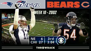 Tom Brady's FIRST Big Comeback! (Patriots vs. Bears 2002, Week 10)