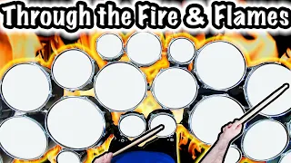"Through the Fire and Flames" but it's on DRUMS!