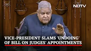 Vice President, On Day 1 In Rajya Sabha, Sends A Strong Message To The Judiciary