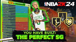 This *NEW* SG BUILD IS THE "PERFECT" BUILD ON NBA 2K24!!! 6'8 DEMIGOD!! BEST BUILD NBA 2K24!!!