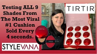 TIRTIR *Viral* Mask Fit Red Cushion Foundation // Testing ALL 9 Shades